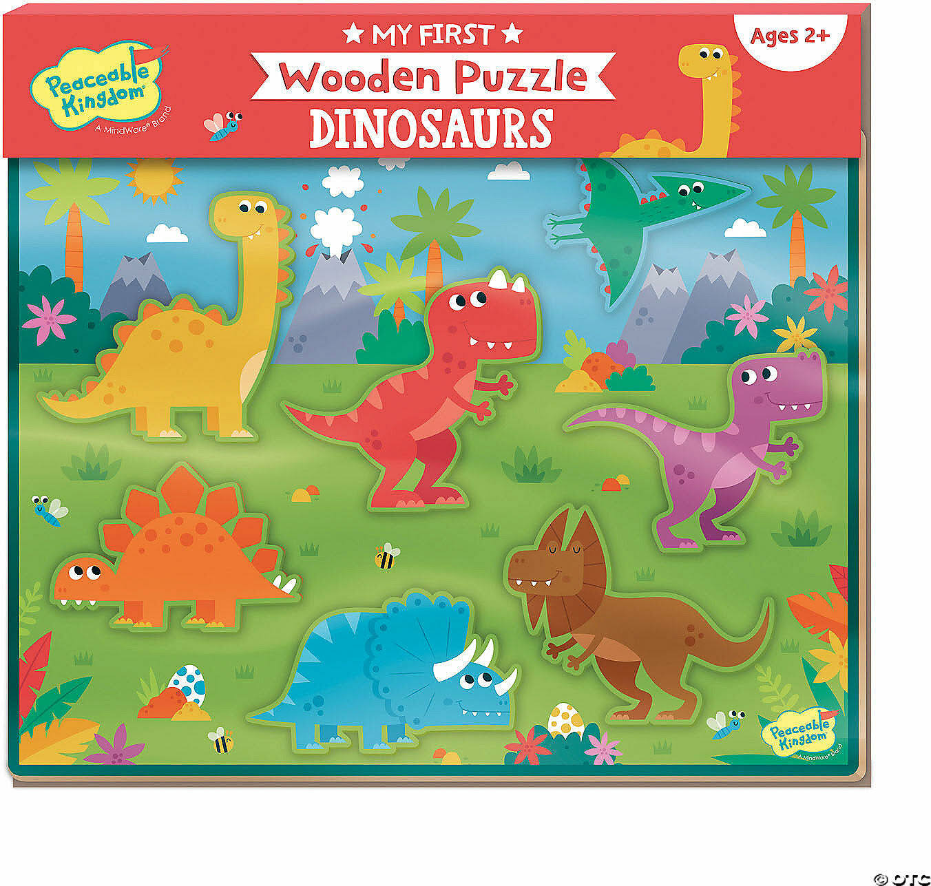 MindWare My First Wooden Puzzle - Dinosaurs