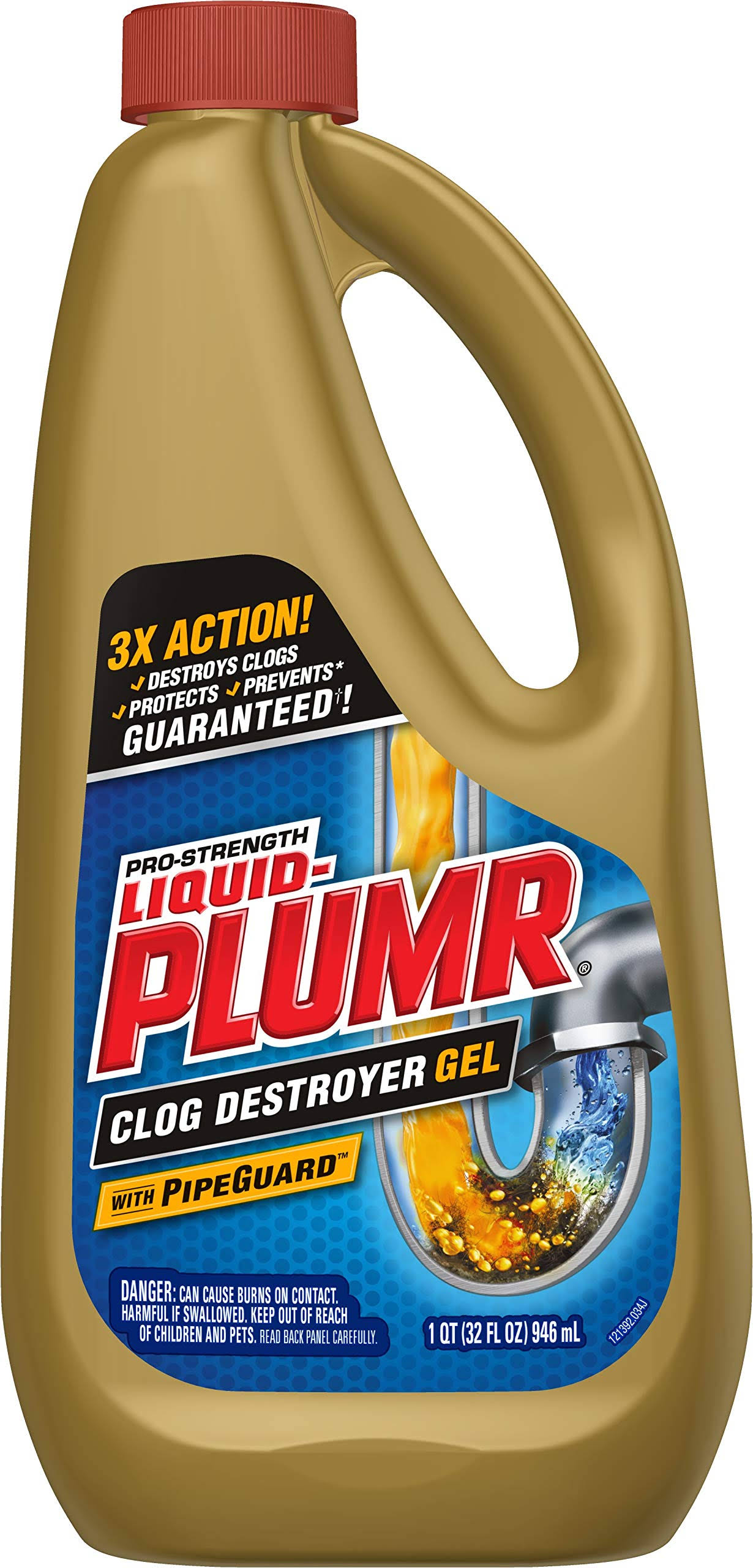 Clorox Liquid-Plumr Pro-Strength Full Clog Destroyer Clog Remover - 1qt