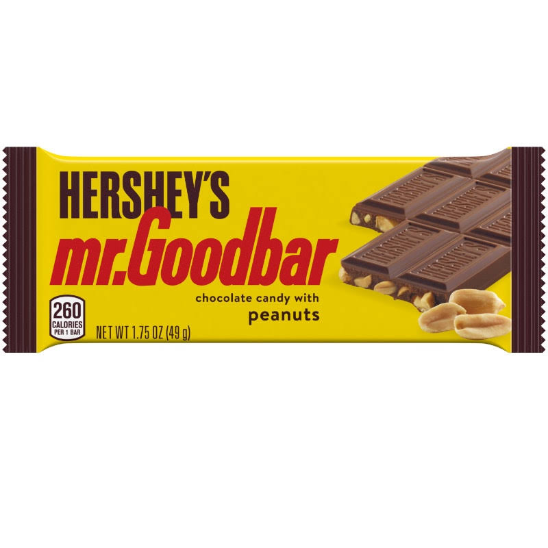 Hershey's Mr. Goodbar Milk Chocolate - with Peanuts, 49g