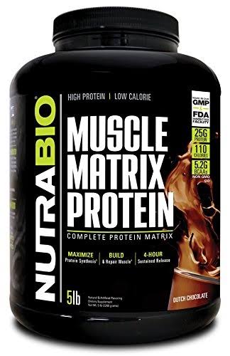 Nutra Bio Muscle Matrix Protein Powder - Chocolate
