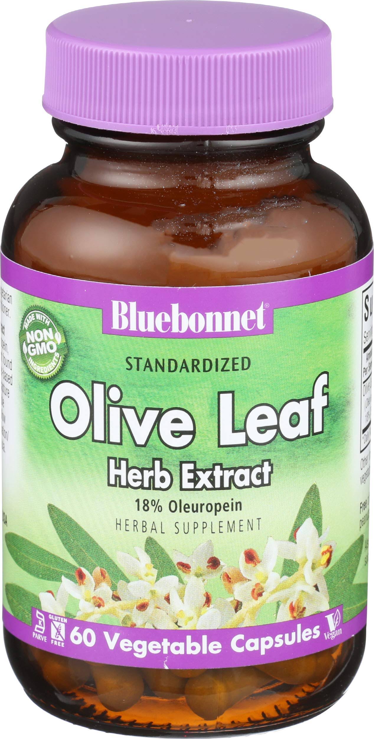 Bluebonnet Nutrition Herbals Extract - Olive Leaf,300 mg, 60 Capsule