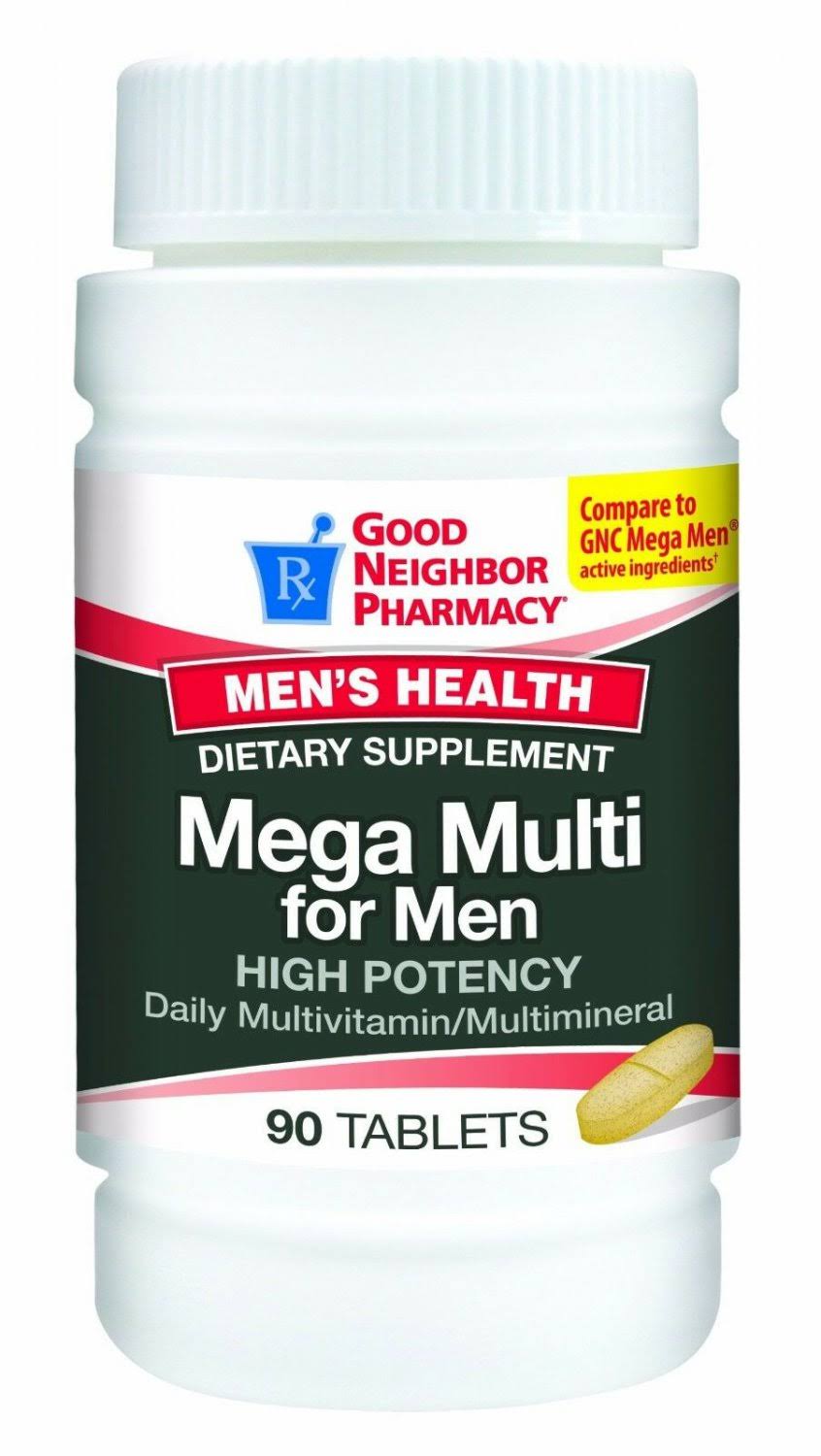 GNP Mega Multi Vitamin For Men High Potency 90 Tablets