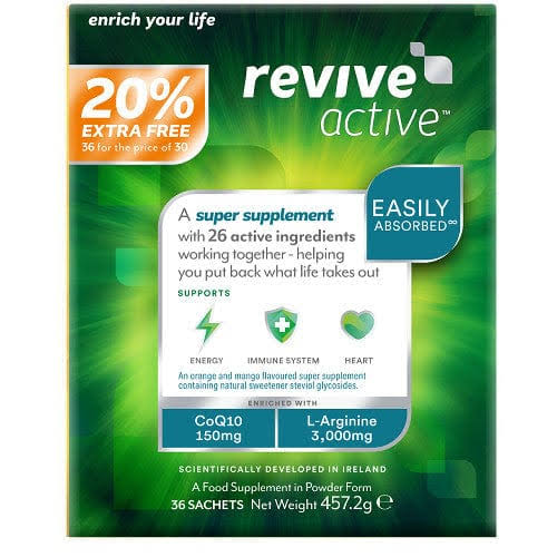 Revive Active - 30 Sachets + 20% EXTRA Free - Health Supplement