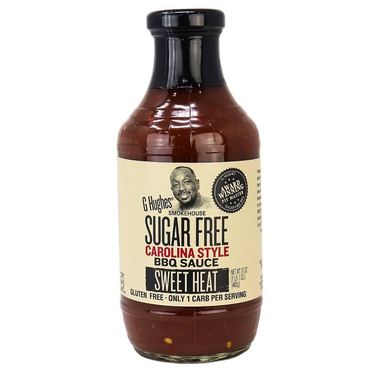 G Hughes Smokehouse Sugar Free Barbeque Sauce - Sweet Heat, 510g