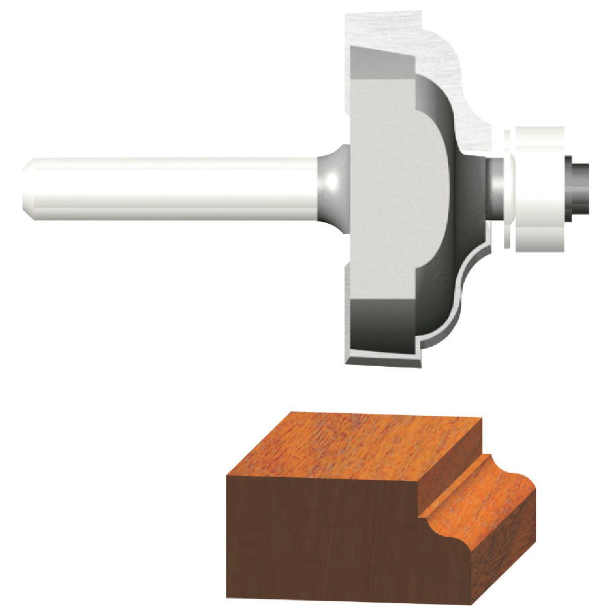 Vermont American Ogee With Fillet Router Bit
