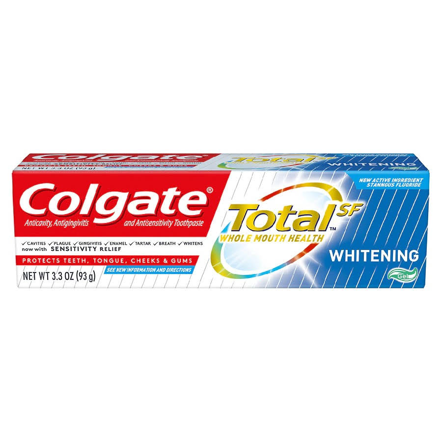 Colgate Total Whitening Toothpaste Gel 3.3 Ounce