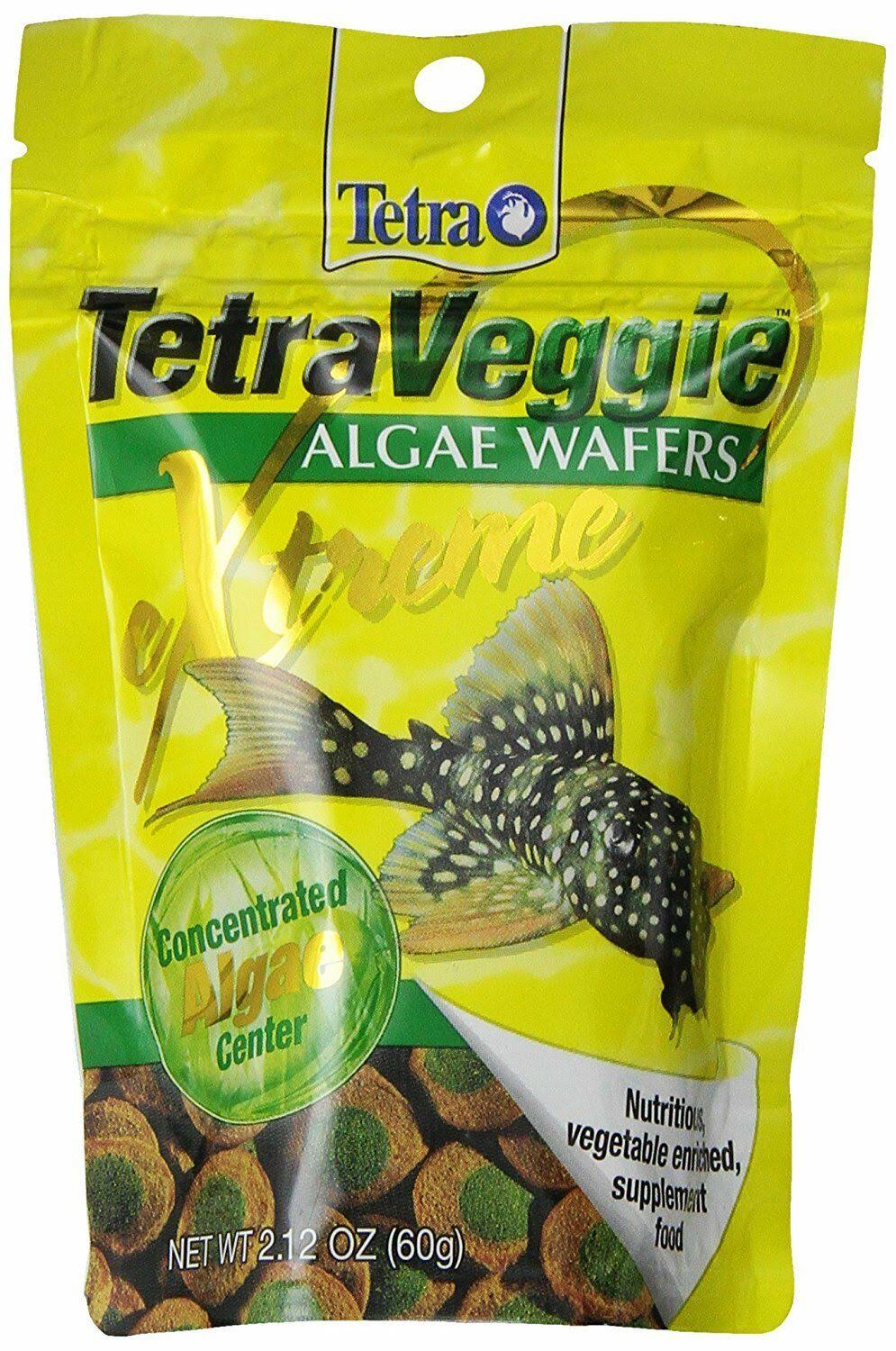 Tetra TetraVeggie 2-Color Algae Wafers - 2.12oz