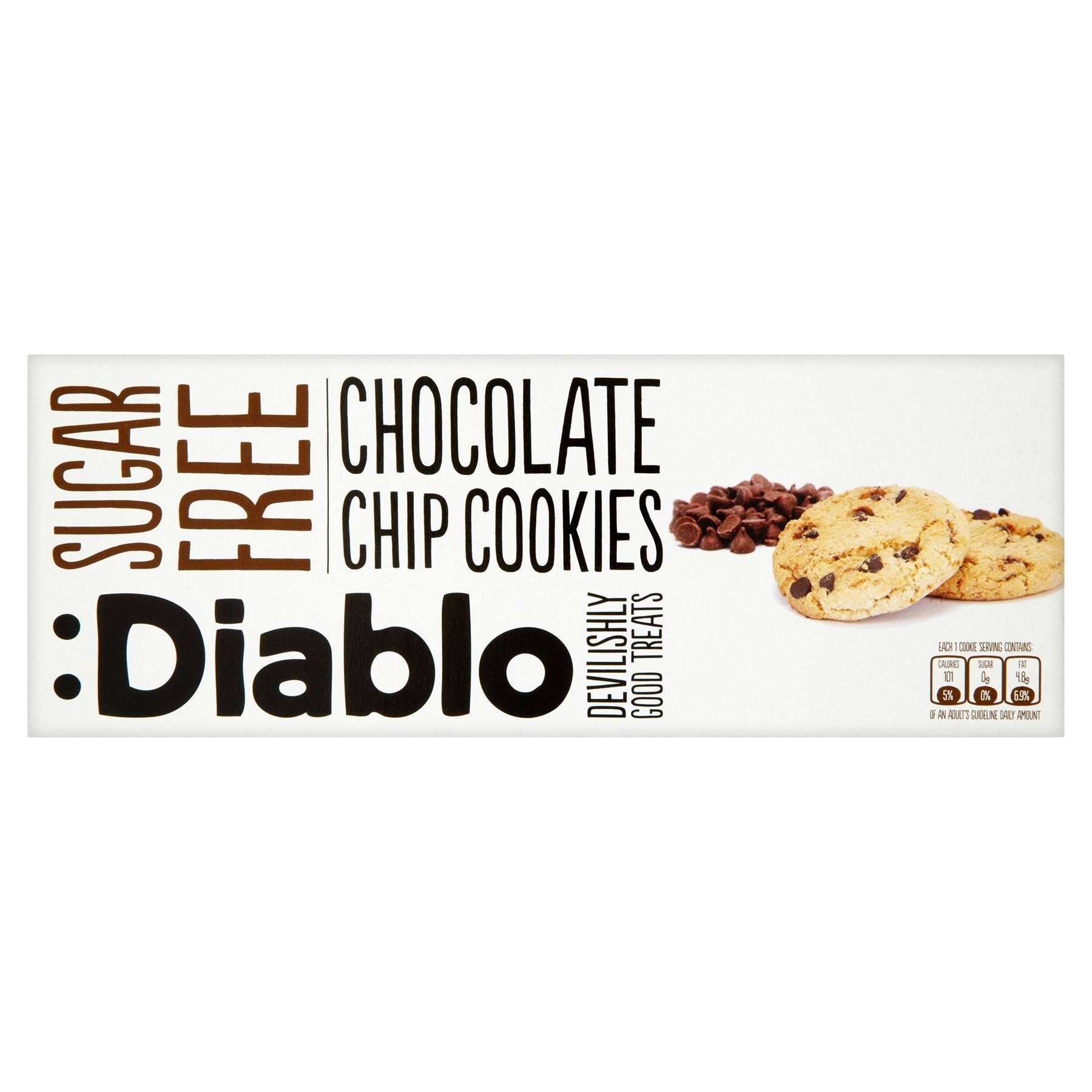 Diablo Sugar Free - Chocolate Chip Cookies 130 G