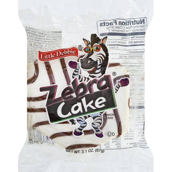 Little Debbie Zebra Snack Cake - Vanilla, 3oz