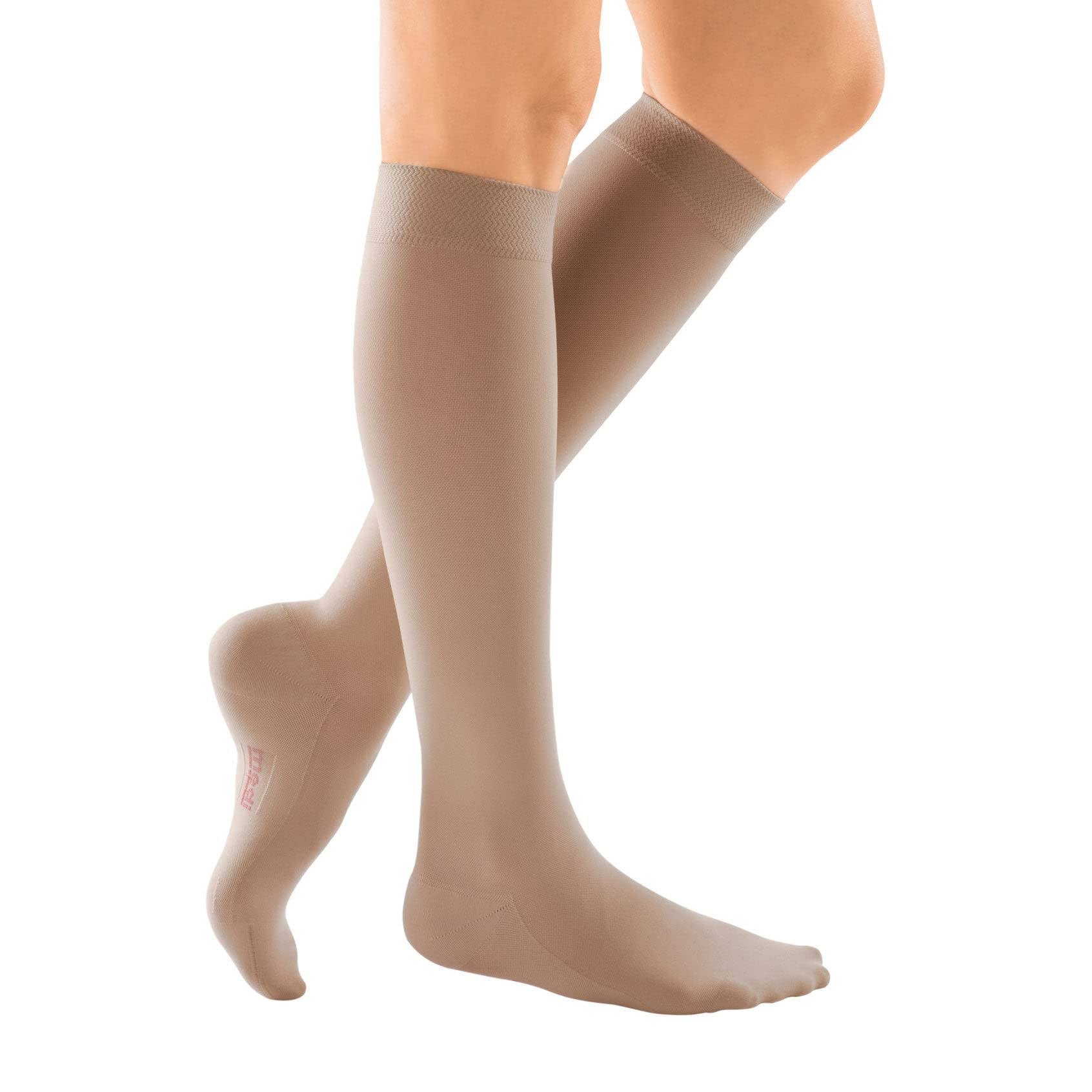 Mediven Sheer and Soft Calf Length Stockings - Natural, III, 15-20mmHg