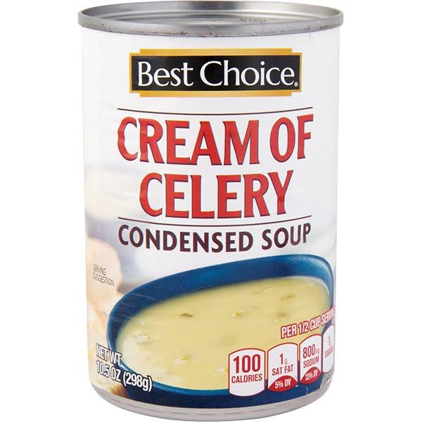 Best Choice Condensed Soup, Cream of Celery - 10.5 oz