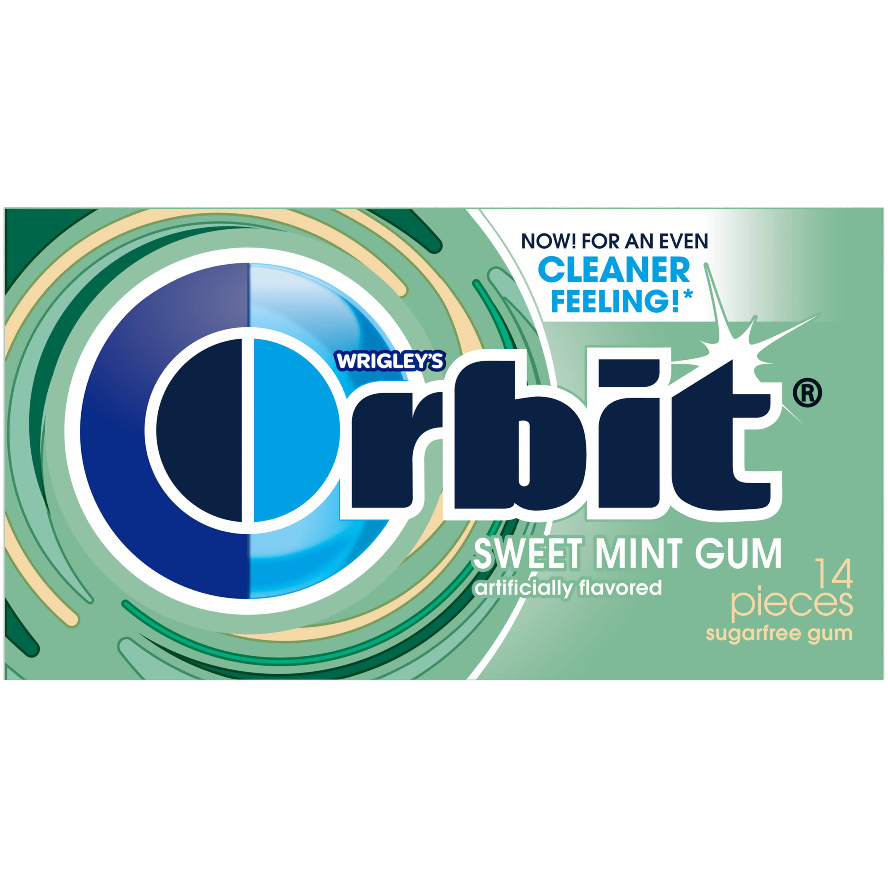 Orbit Sugar Free Chewing Gum - Sweet Mint, 14 Count