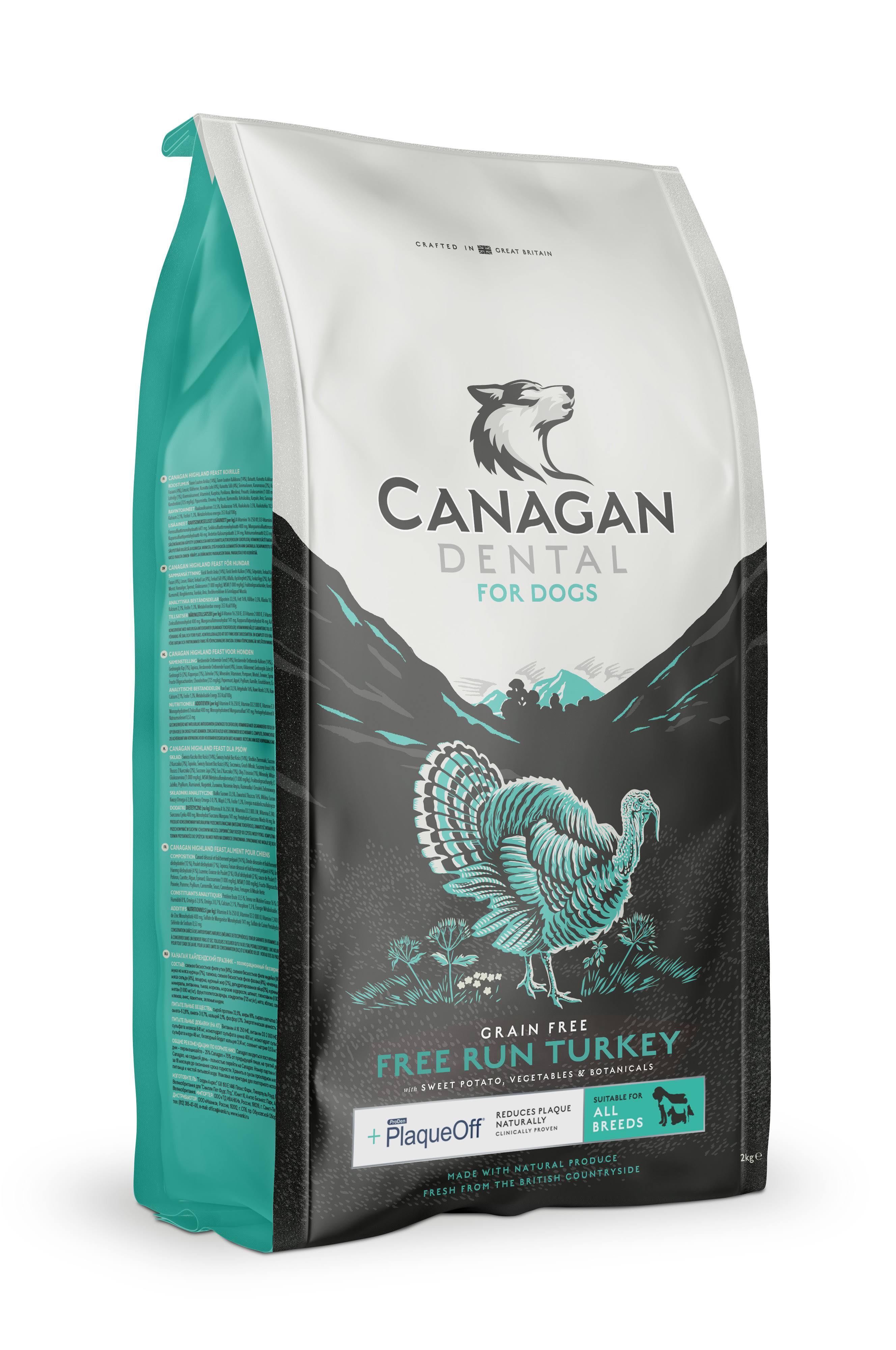 Canagan Dog Food: Free-Run Turkey Dental 12kg