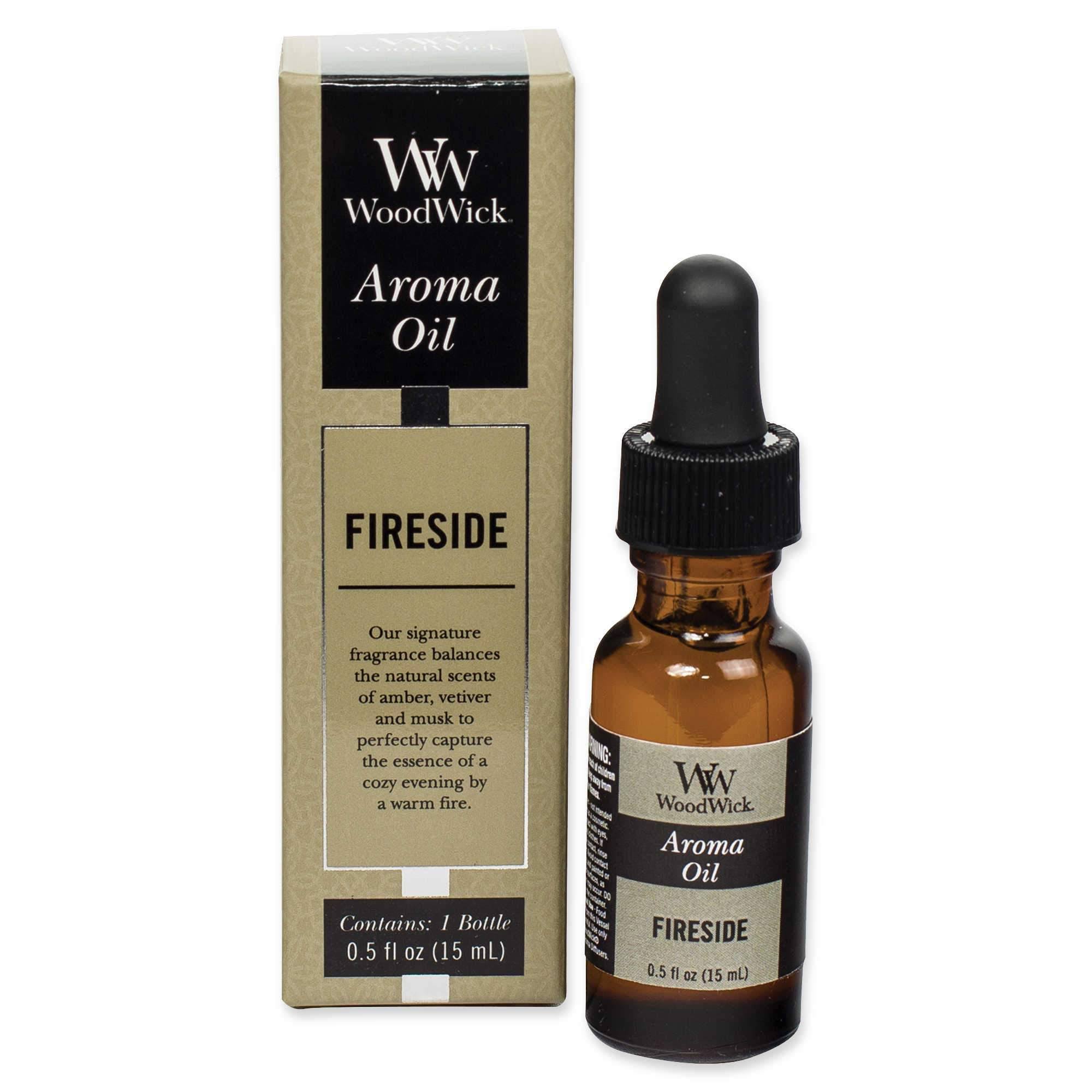 Woodwick Aroma Fragrance Oils - Fireside, 0.5oz