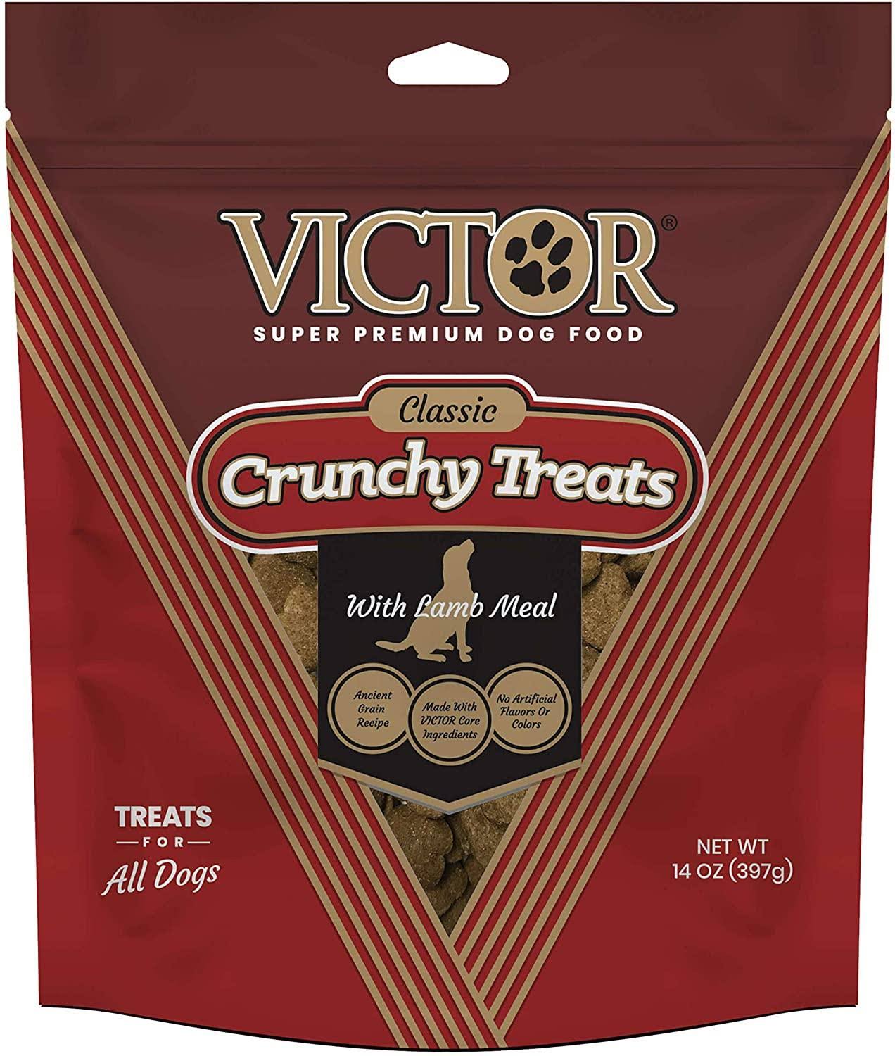 Victor Crunchy Dog Treats with Lamb Meal - 14 oz