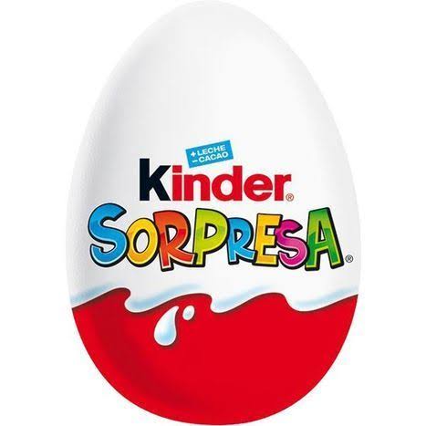 Kinder Surprise Sweet Egg Covered With Milk Chocolate - 20g