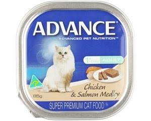 Advance Cat Chicken & Salmon Medley 85g C952303