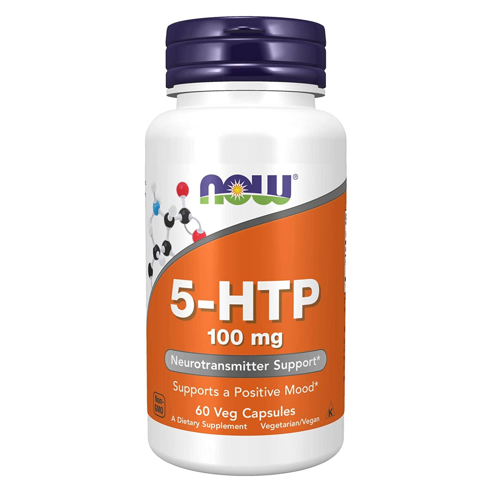 Now 5-HTP, 100 mg, Vcaps - 60 vcaps