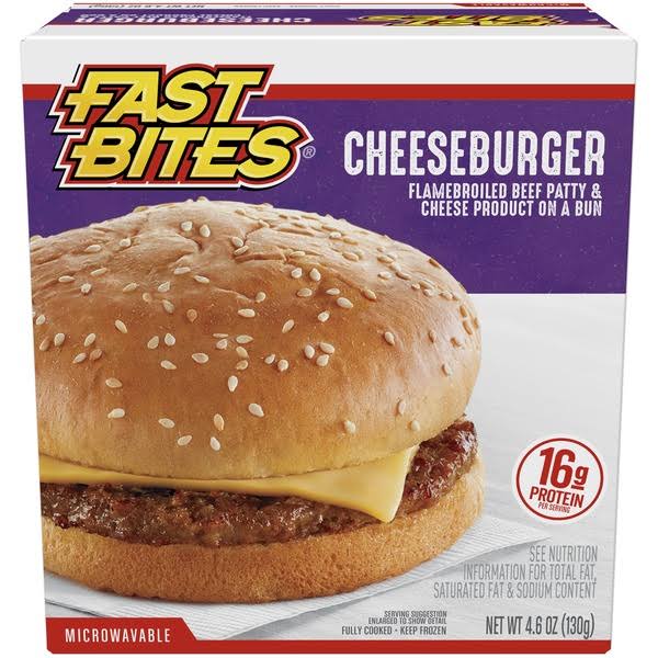 Fast Bites Cheeseburger - 4.6 oz