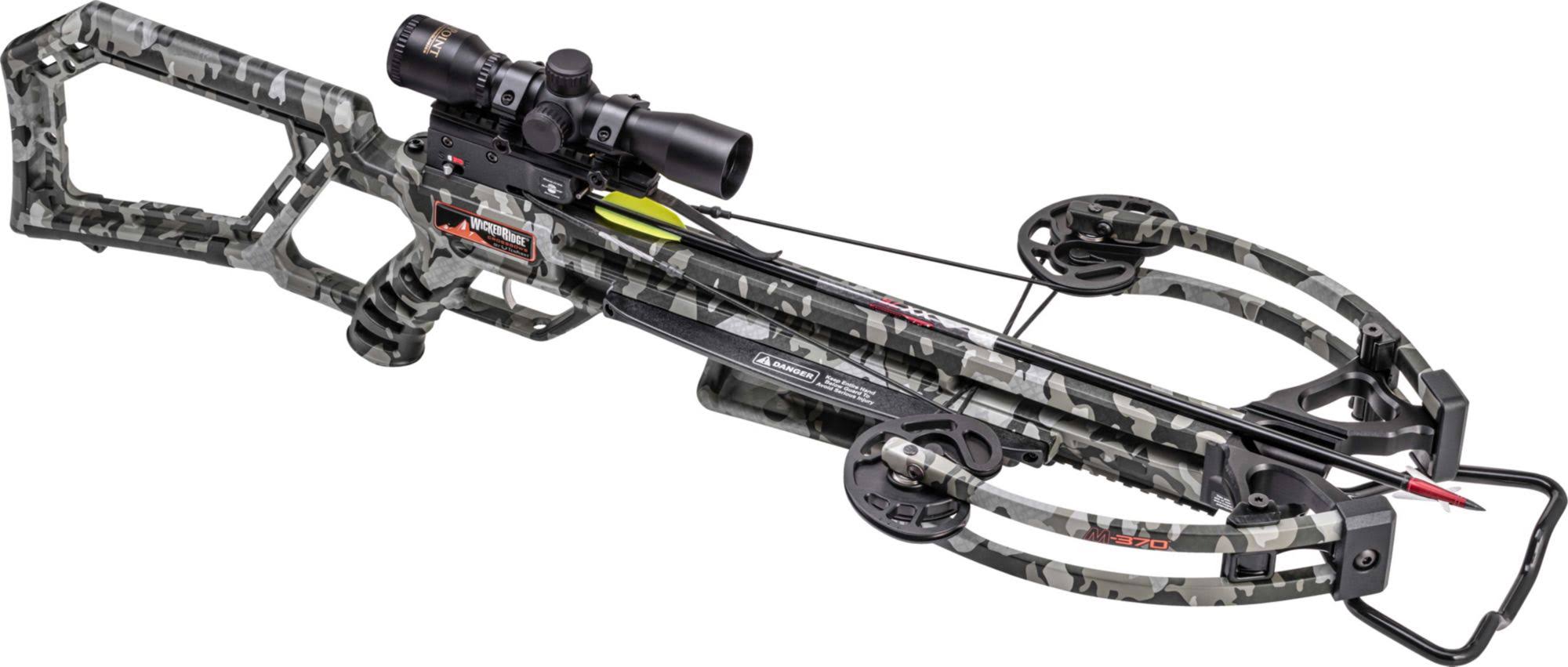 Wicked Ridge M-370 Rope-Sled Crossbow Package, Green
