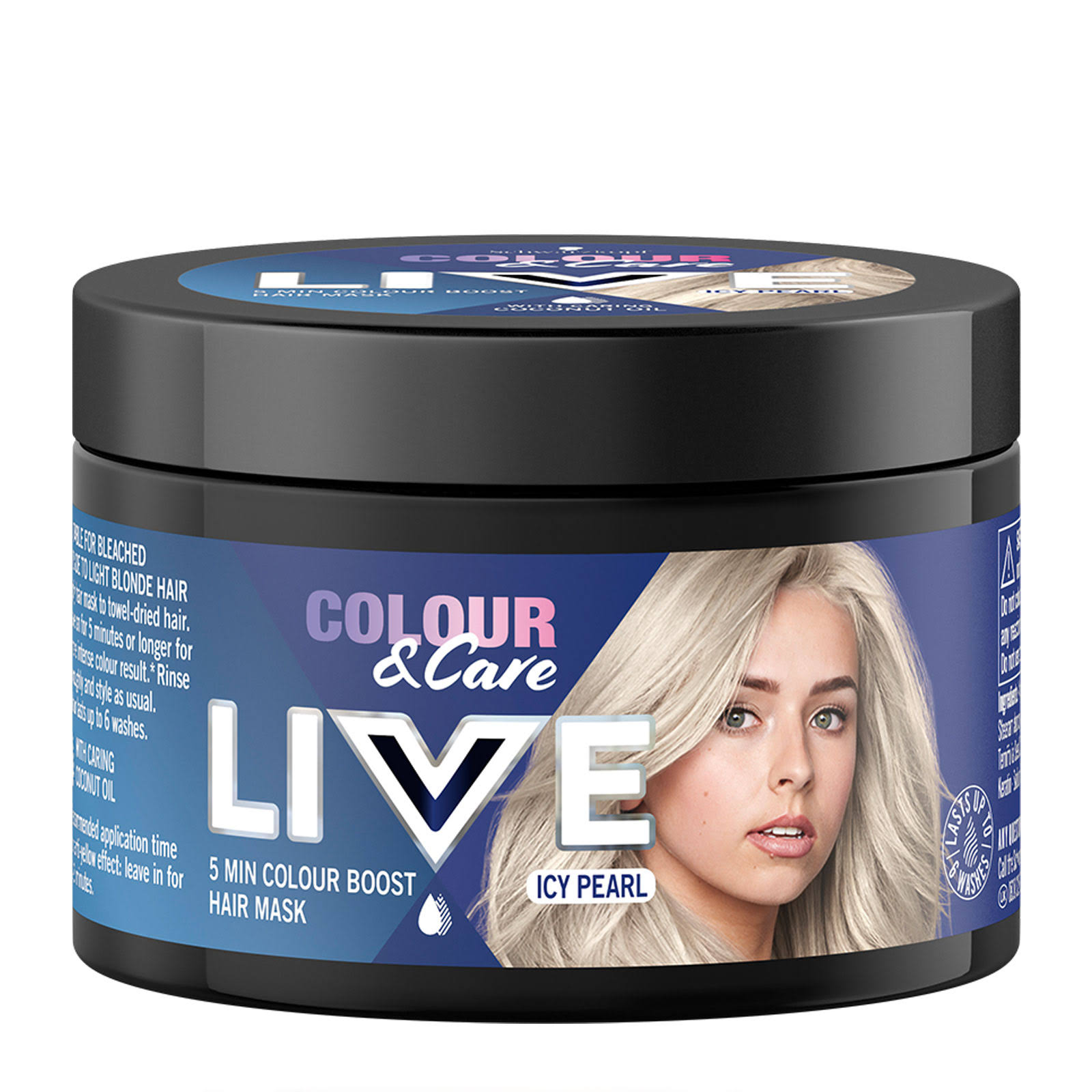 Schwarzkopf Live Colour & Care Hair Mask - Rosy Pink 150ml