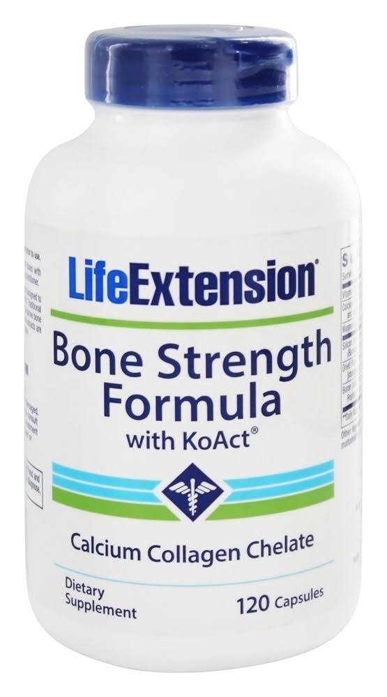 Life Extension Bone Strength Formula Supplement - 120ct
