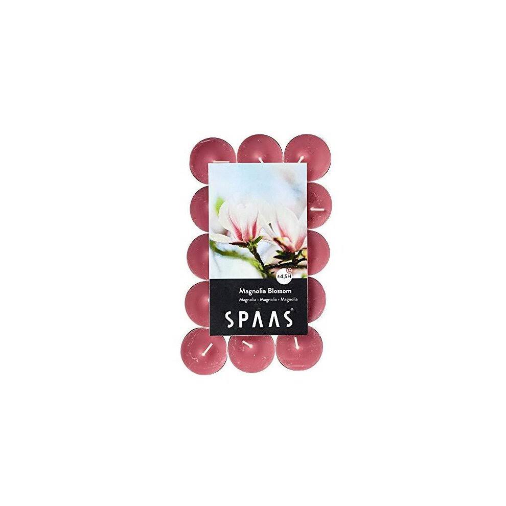 Spaas 30 Scented Tealights in Flatpack 4.5 Hours Berry Cocktail 