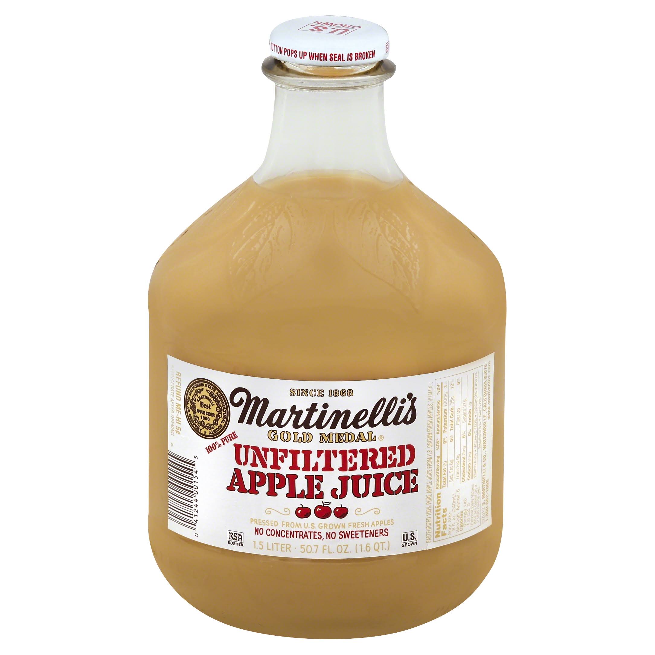 Martinelli's Unfiltered Apple Juice - 1.5L
