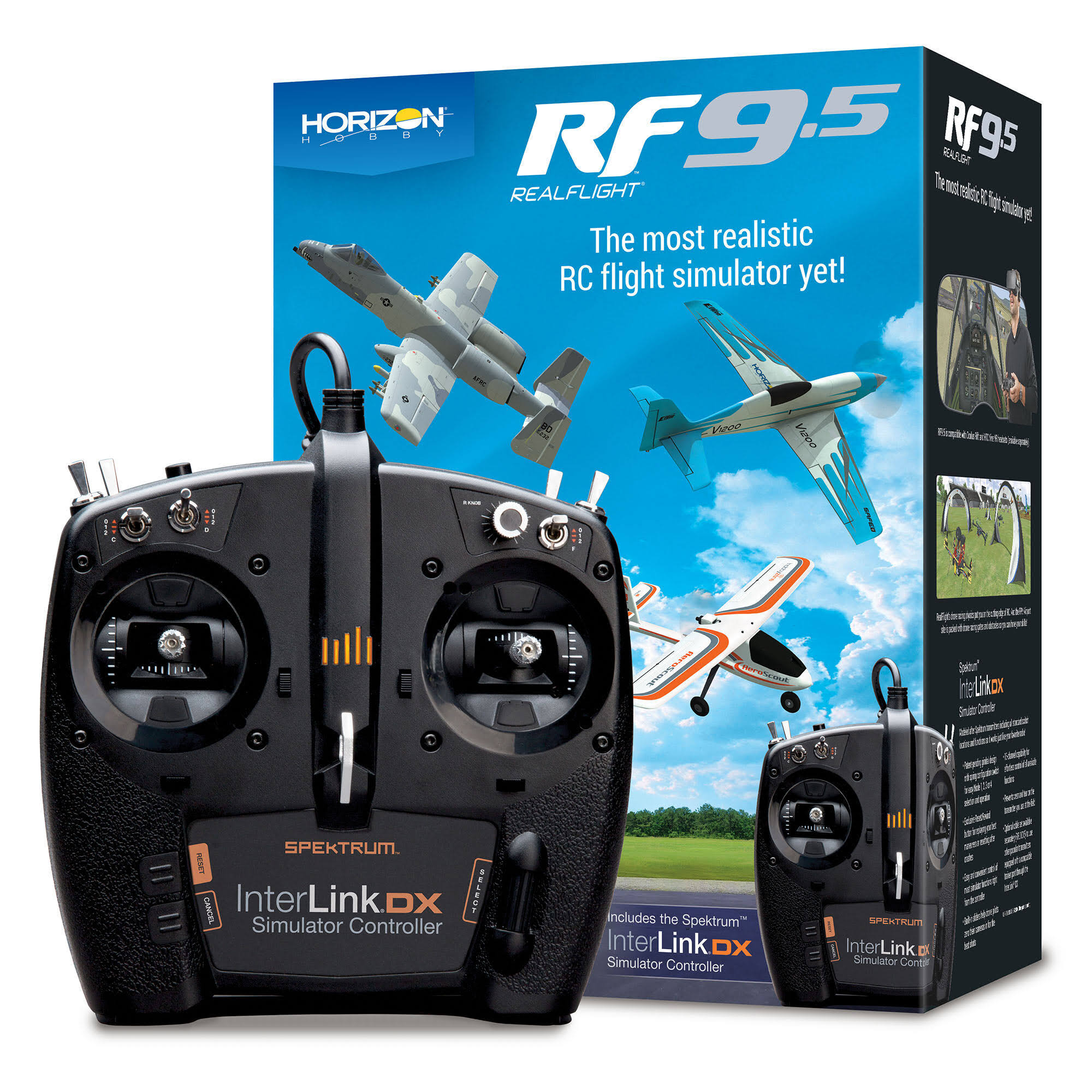 RealFlight 9.5 Flight Simulator w/Spektrum Controller