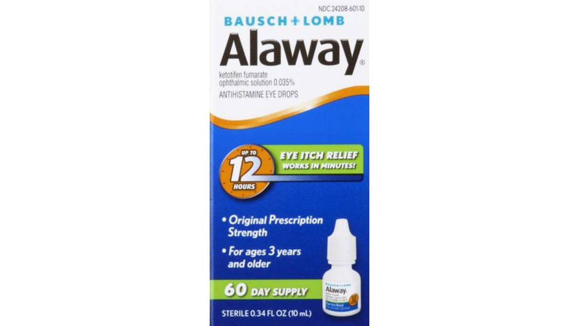Alaway 12 Hours Allergy Eye Itch Relief - 0.34oz