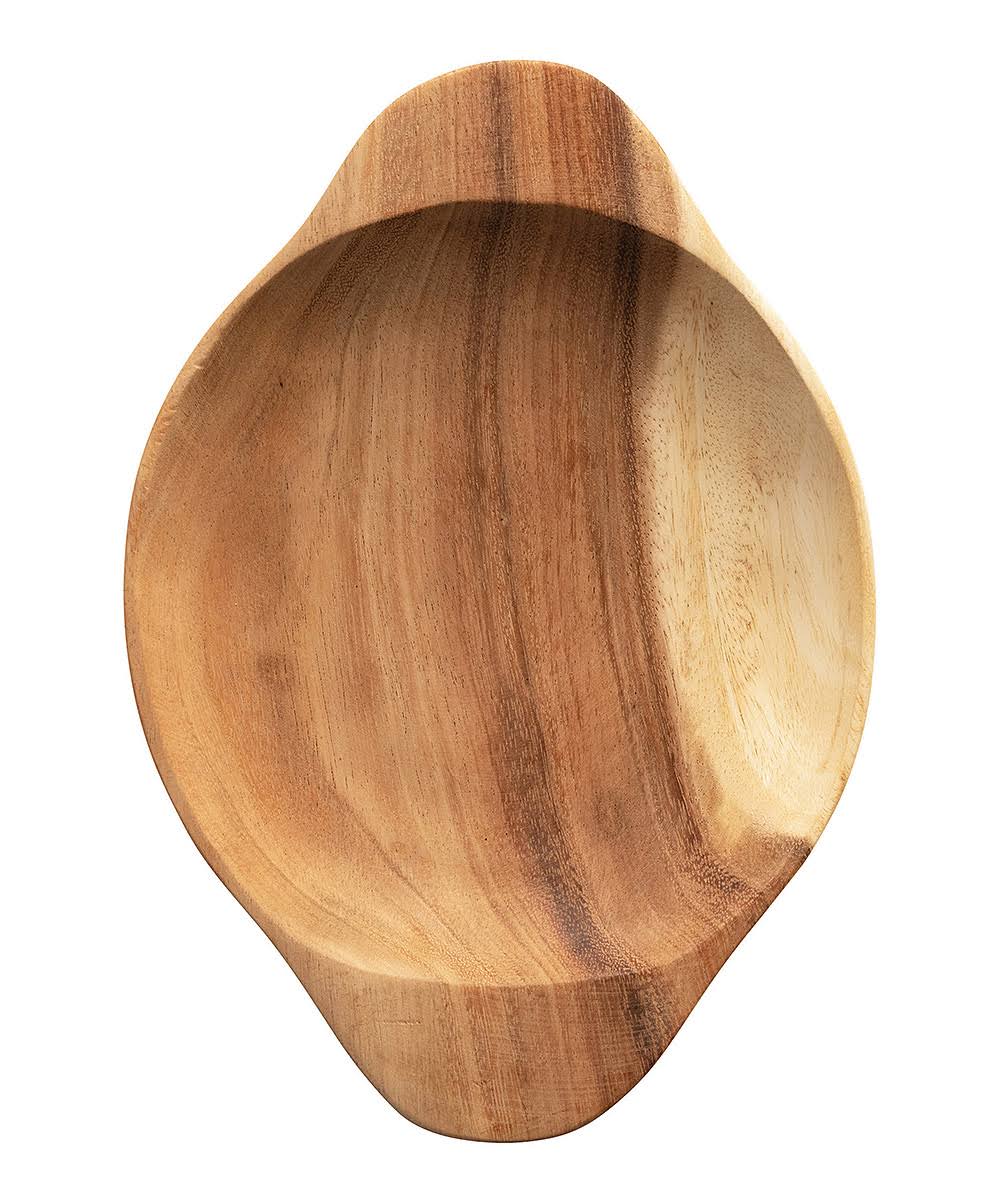 Creative Co-op Acacia Wood Handle Bowl One-Size