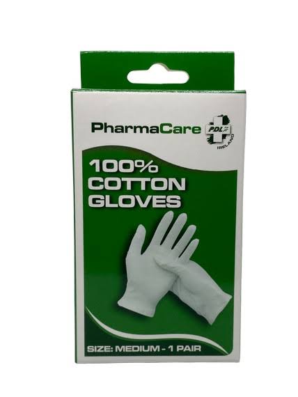 PharmaCare Cotton Gloves - Medium