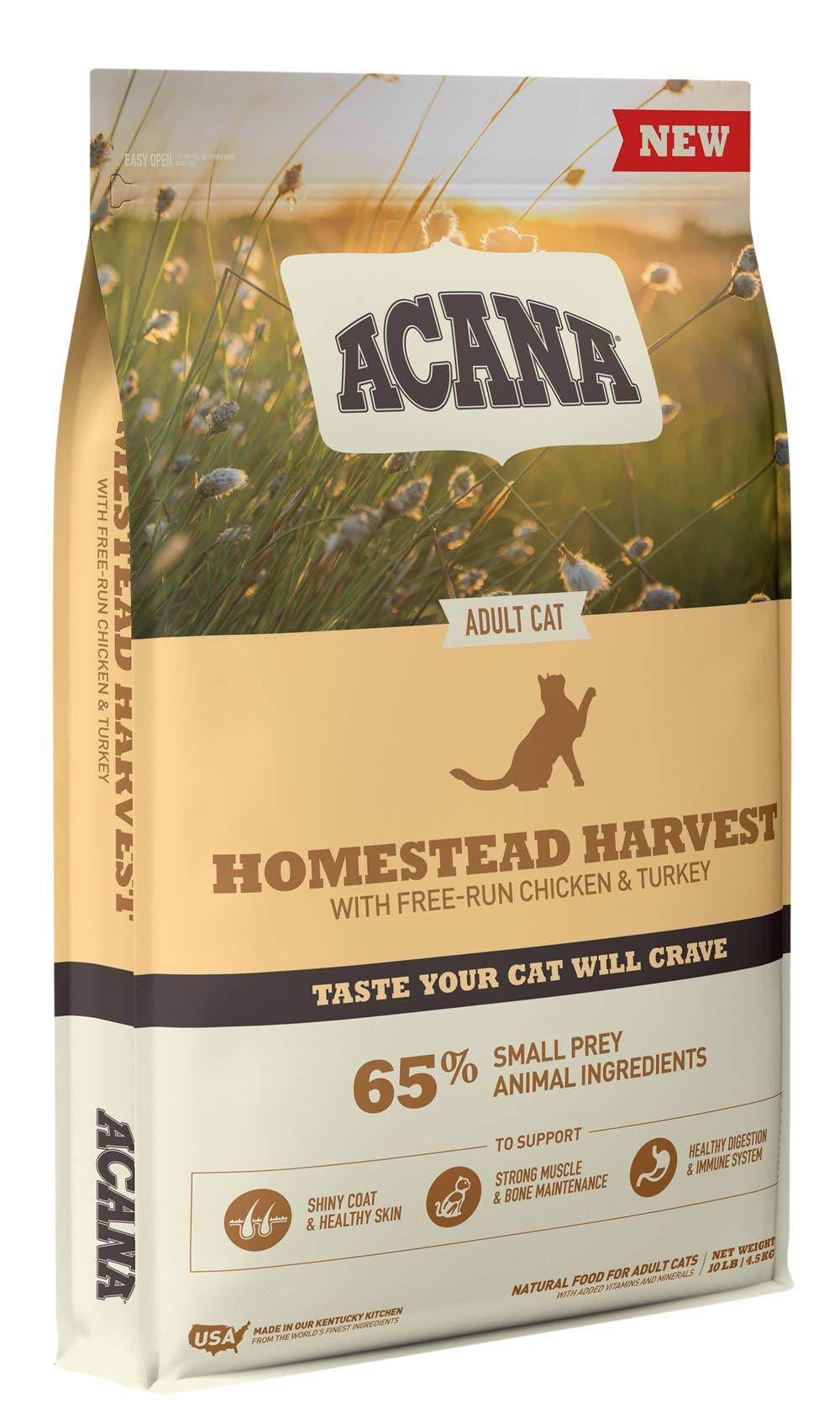 Acana Homestead Harvest Dry Cat Food, 10 lbs.