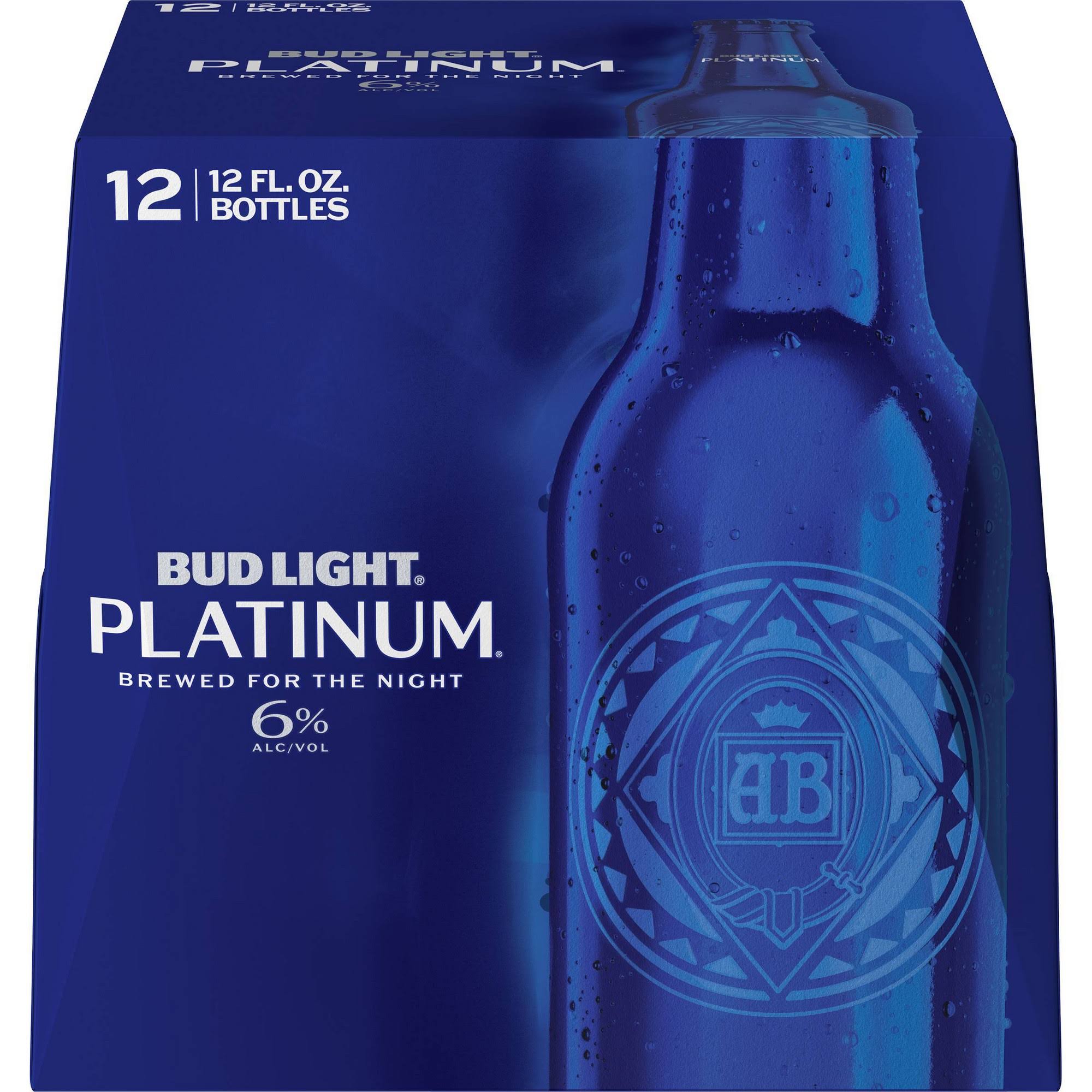 Bud Light Platinum Beer - 12 Bottles