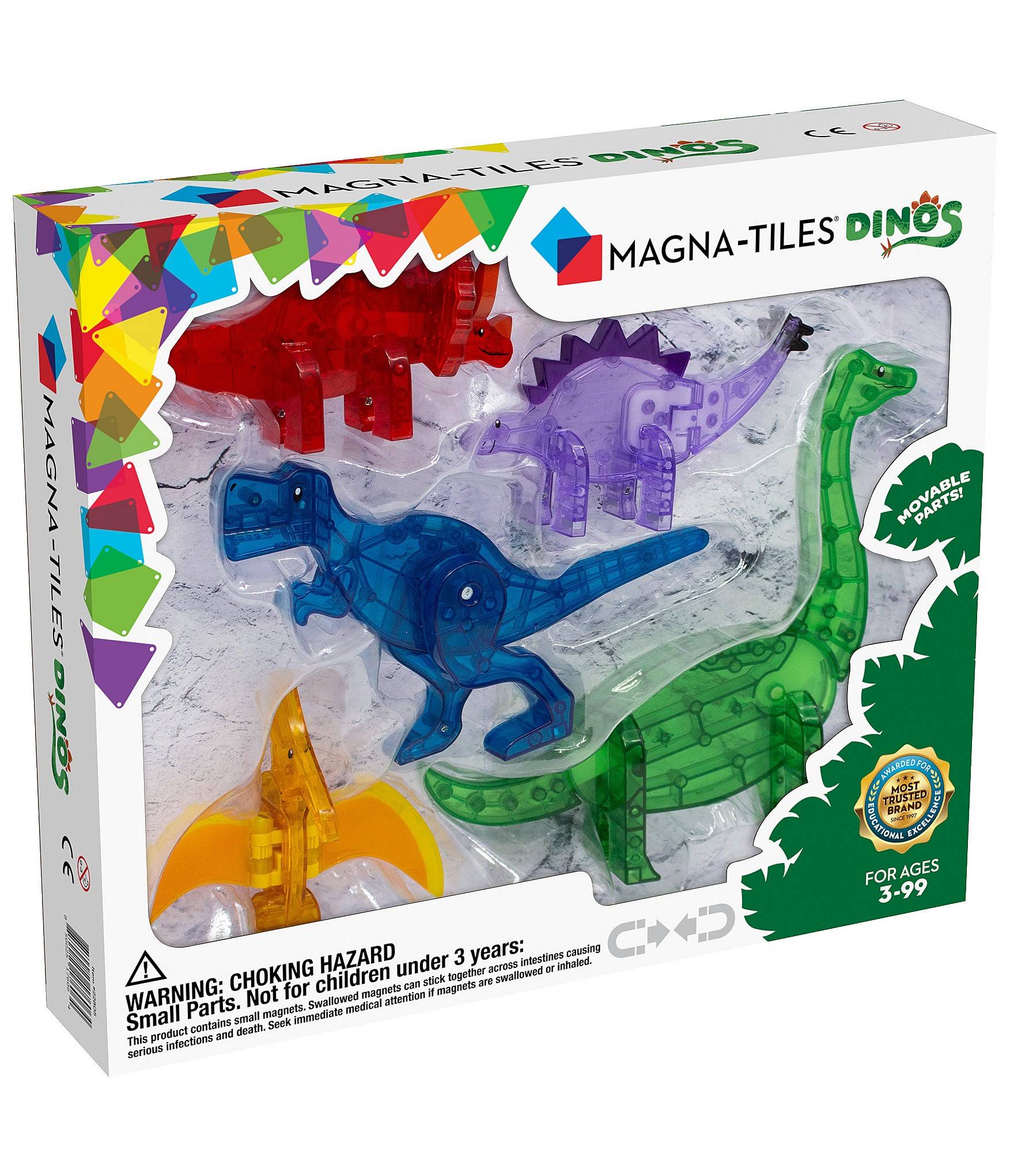Magna-Tiles Dinos (5 Piece Set)