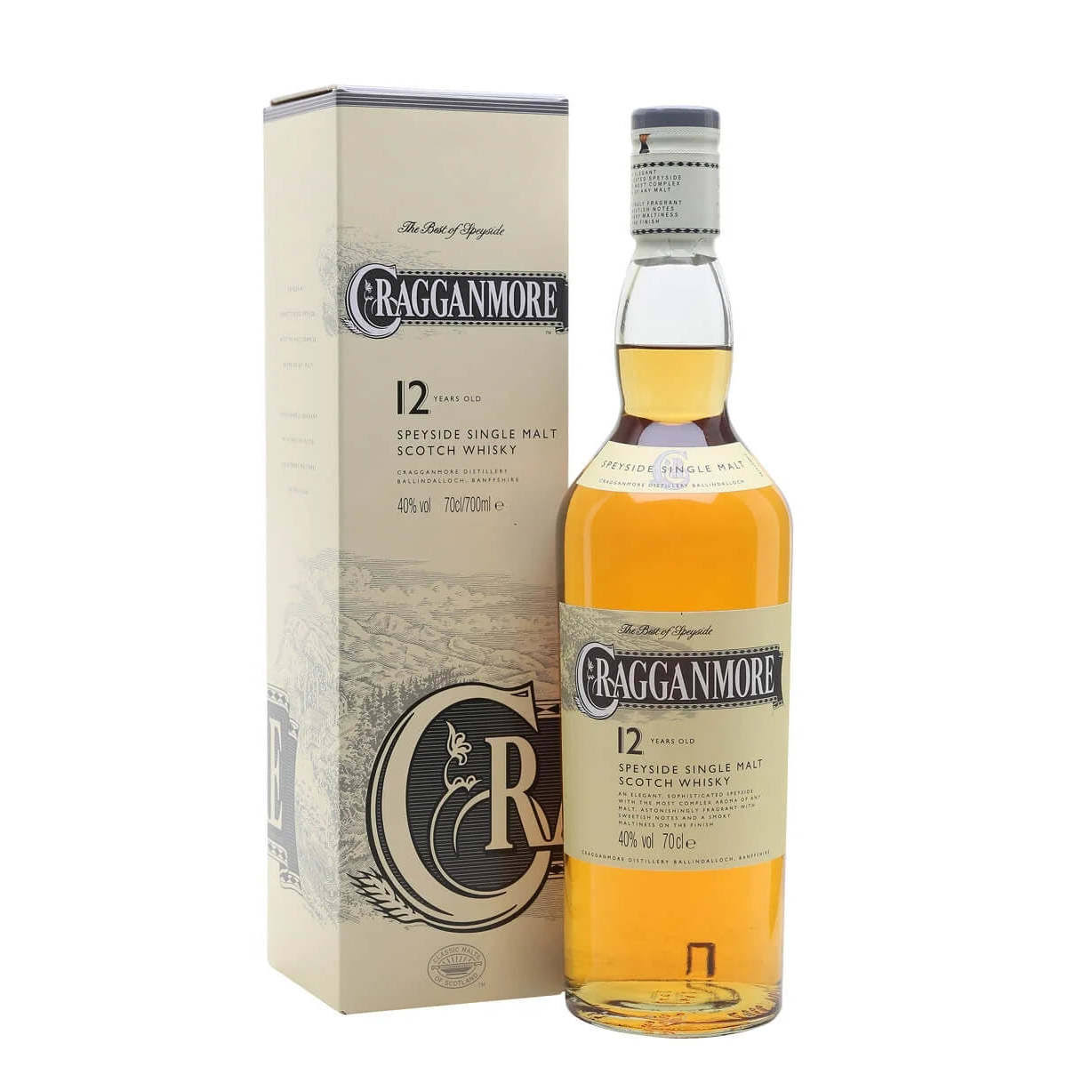 Cragganmore Single Malt 12 Year Scotch Whiskey - 750ml