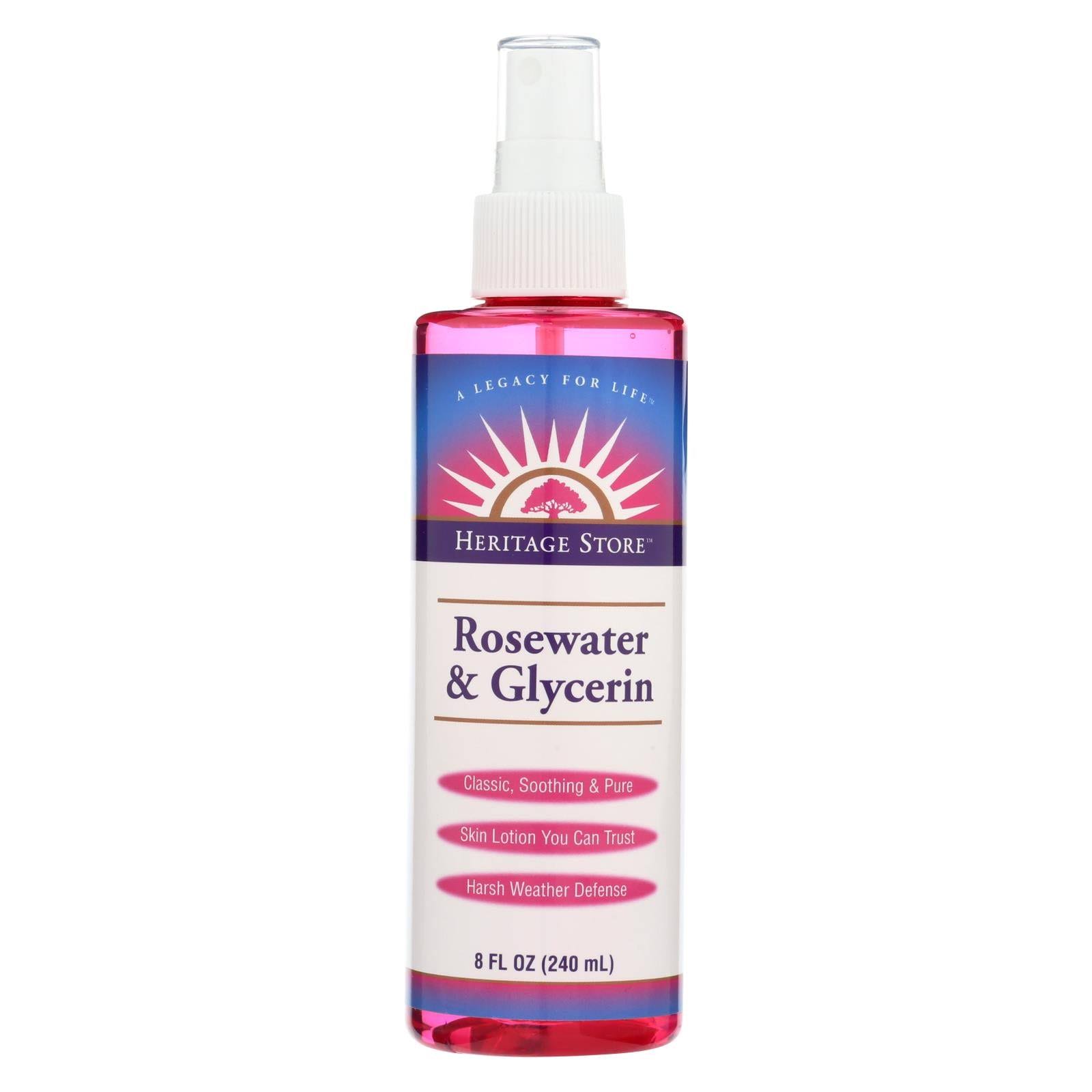 Heritage Store Rosewater & Glycerin - 240ml