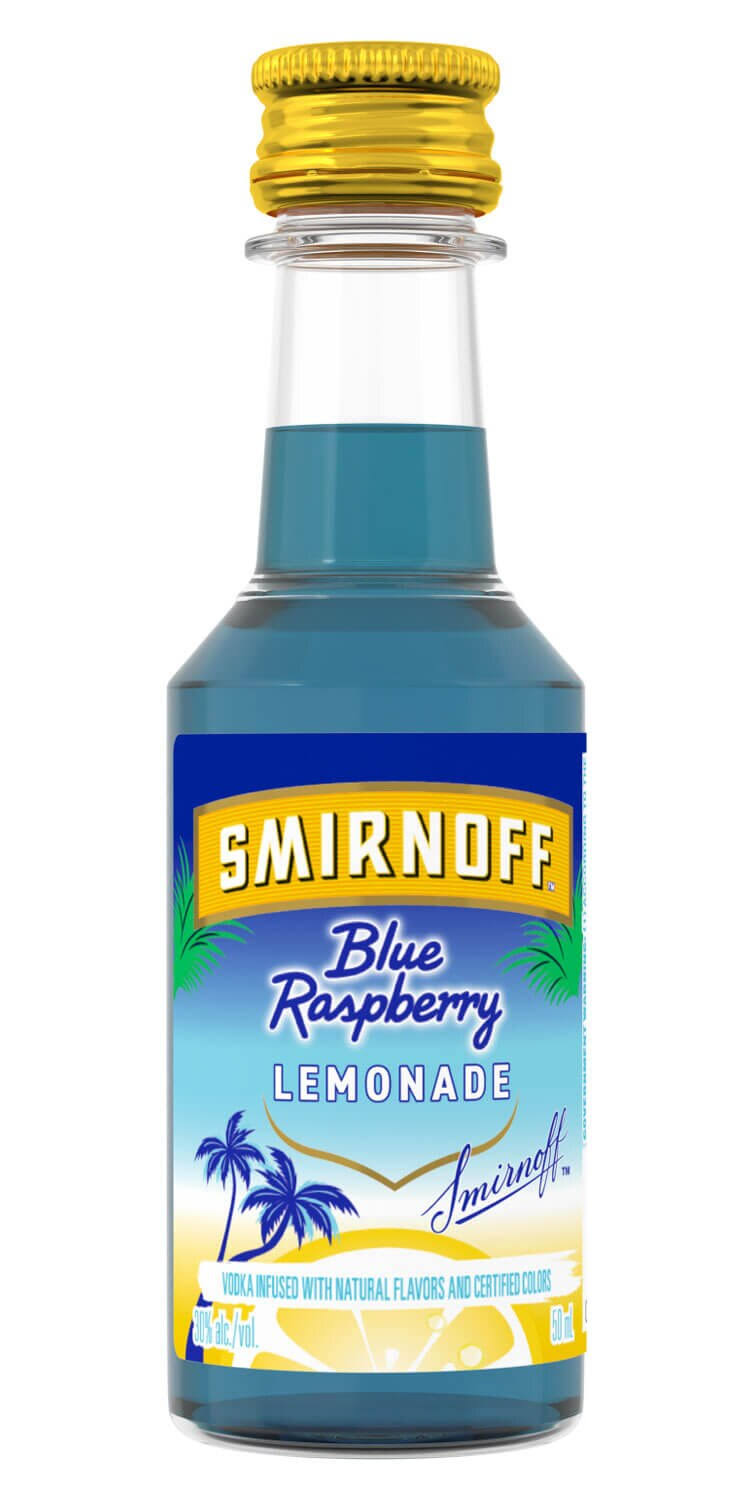 Smirnoff - Blue Raspberry Lemonade Vodka (50ml)