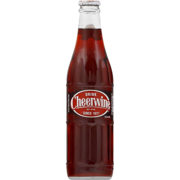 Cheerwine 12 ounce Glass Bottles (Pack of 12)