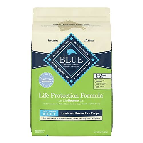 Blue Buffalo Dry Dog Food - Adult, Small Breed, Lamb and Brown Rice, 15lbs