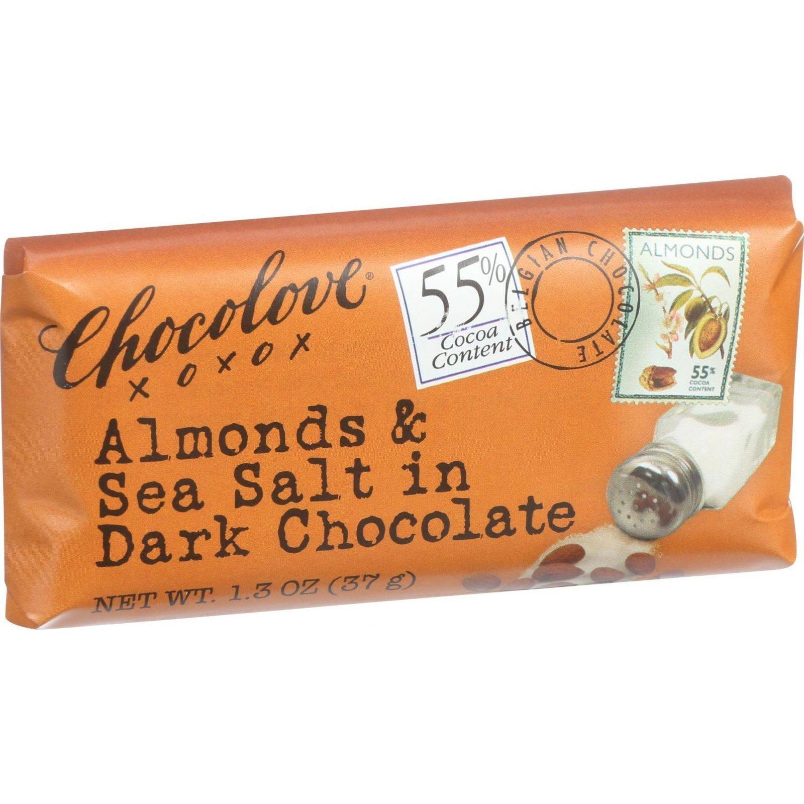 Chocolove Chocolate Bar - Almonds and Sea Salt in Dark Chocolate, 1.3oz