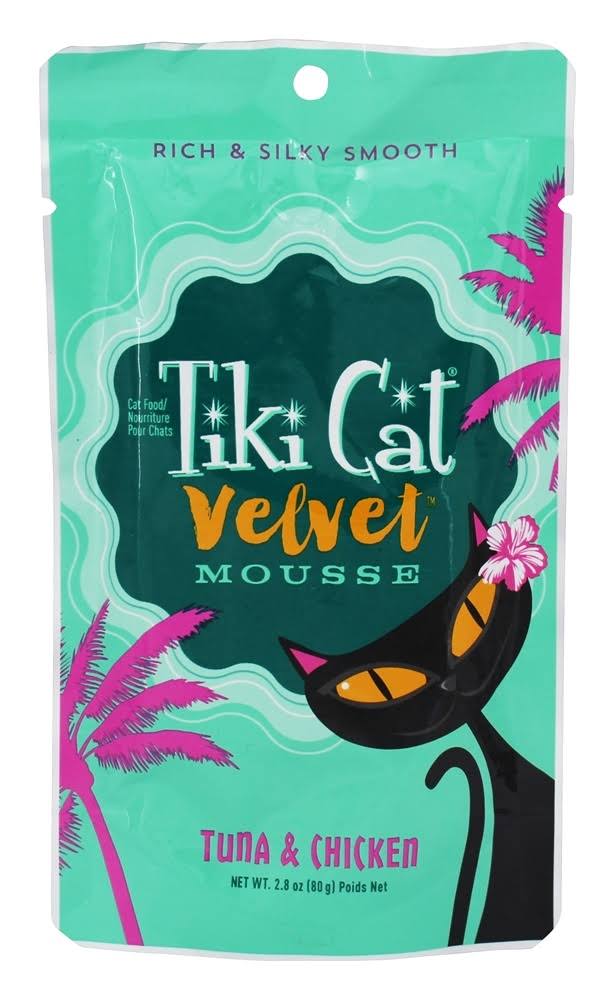 Tiki Cat - Velvet Mousse Cat Food Tuna & Chicken - 2.8 oz.