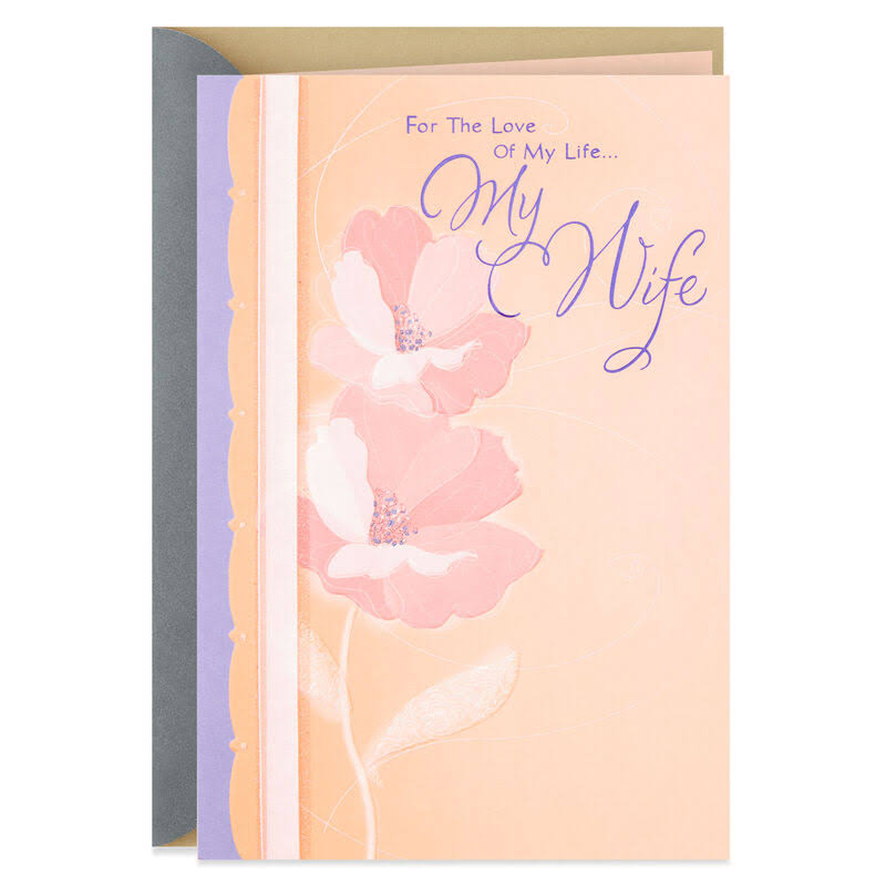 Hallmark Anniversary Card, Love of My Life Anniversary Card for Wife