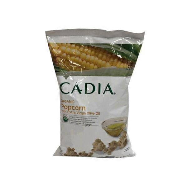 Cadia Organic Popcorn - with Extra Virgin Olive Oil, 4oz