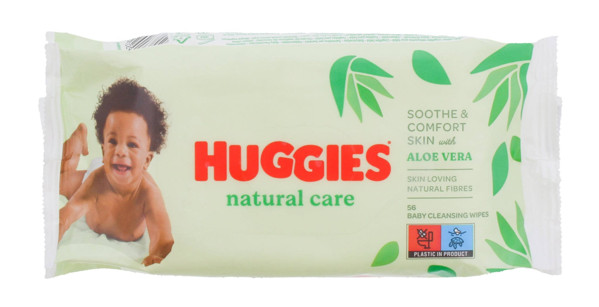 Huggies Natural Care Baby Wipes - 56 Wipes