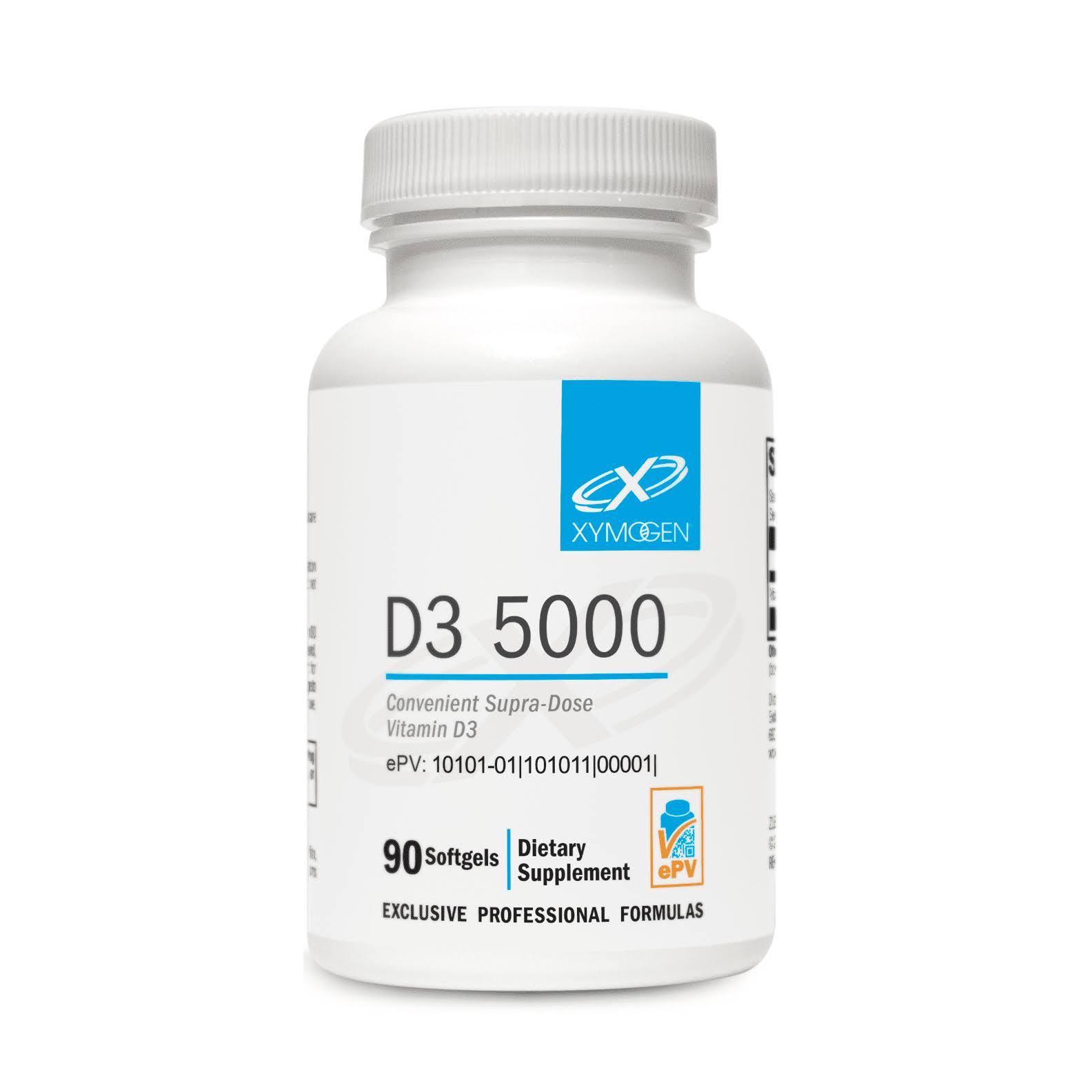 Xymogen D3 5000 Dietary Supplement - 90 Softgels