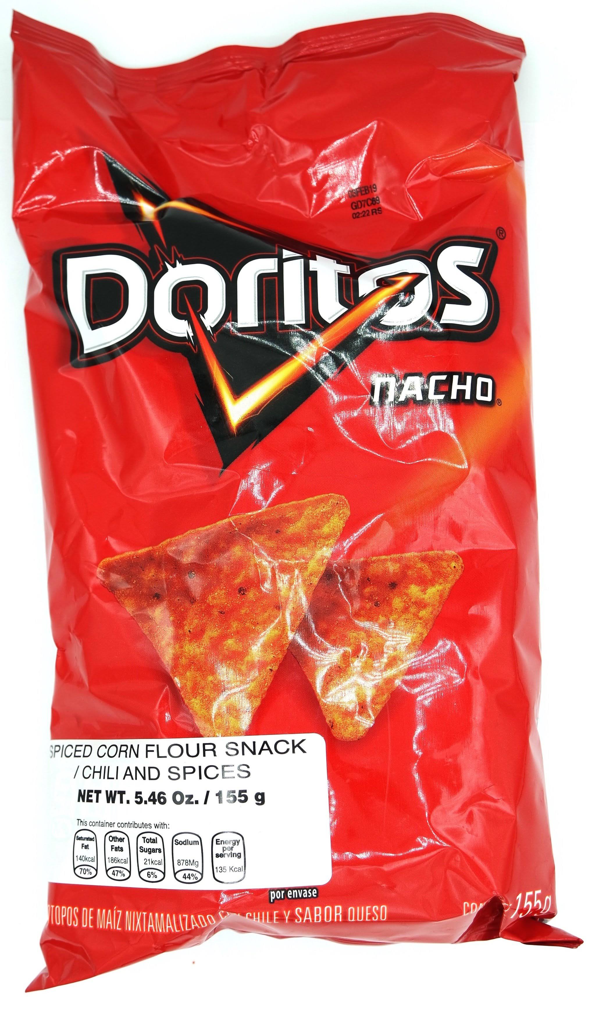 Doritos Nacho Mexican Chips - 155 Grams - Sun Foods - Delivered by Mercato