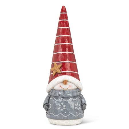 Extra Large Snowman Gnome, Size: 5 x 5 x 16