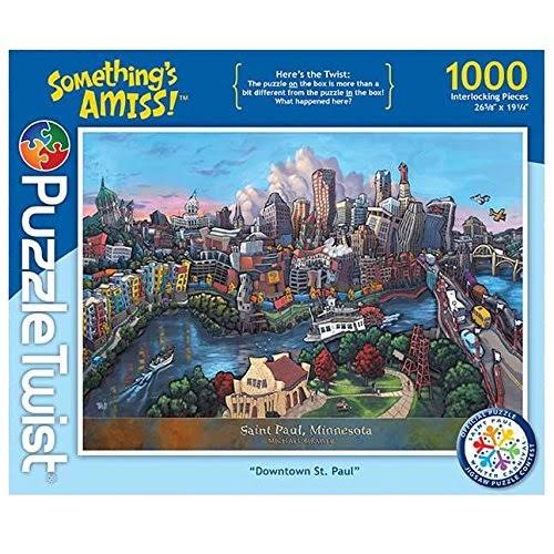PuzzleTwist Somethings Amiss! Downtown St Paul Jigsaw Puzzle - 1000pcs