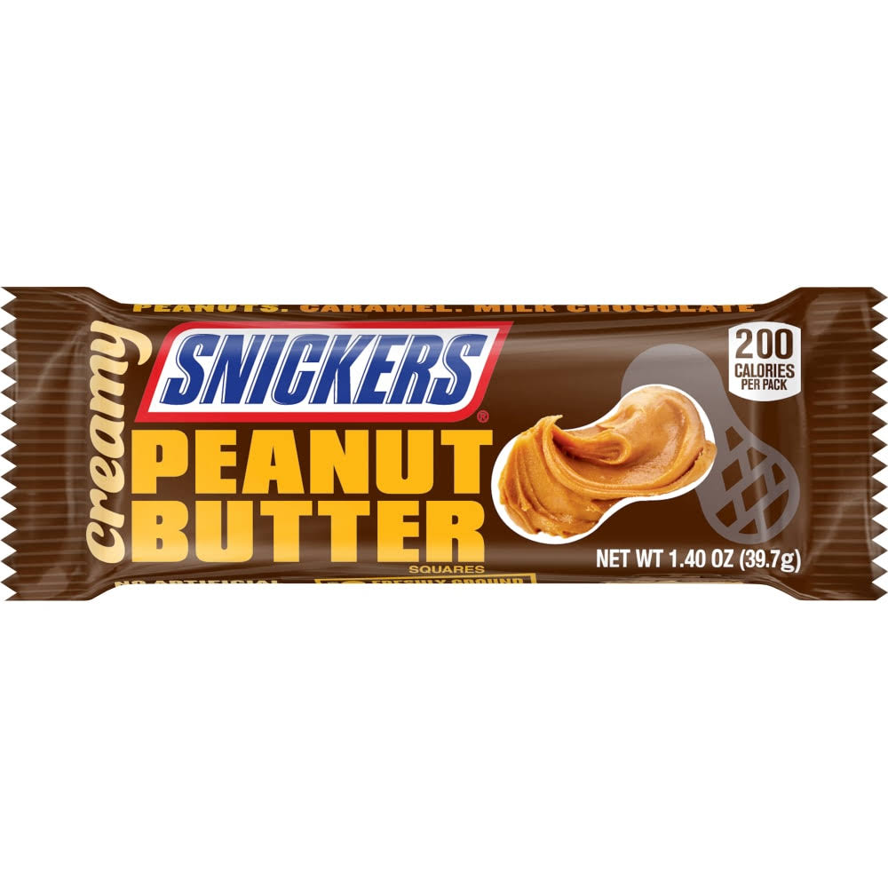 Snickers Peanut Butter Squares, Creamy - 1.40 oz